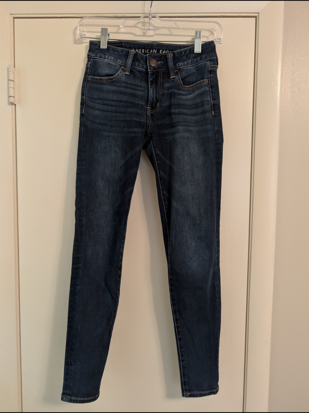 American Eagle Outfitters Women's Dark Wash Jeggings - Size 00 Short